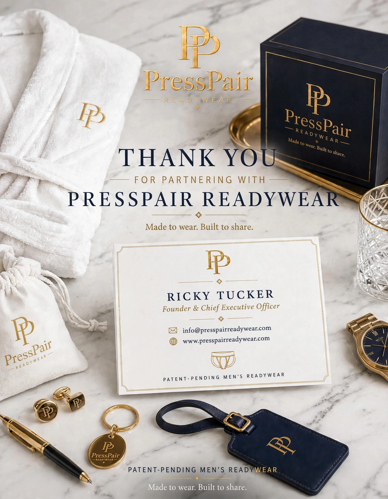 Thank you for partnering with PressPair ReadyWear