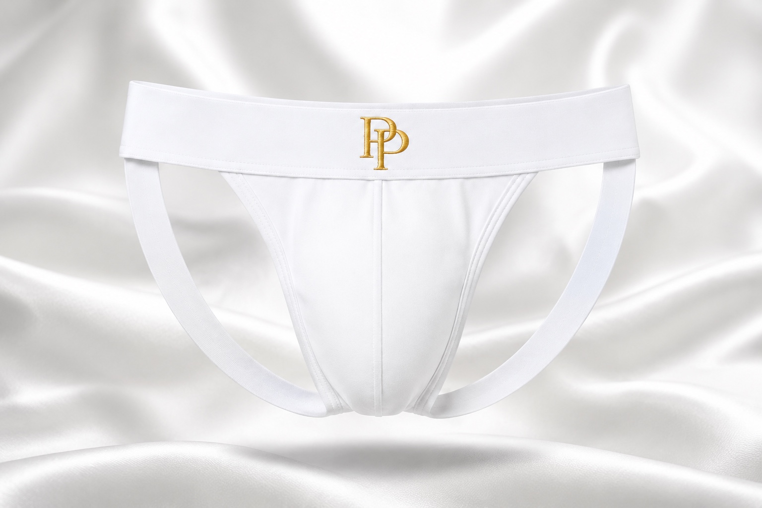 Jockstrap White and Gold