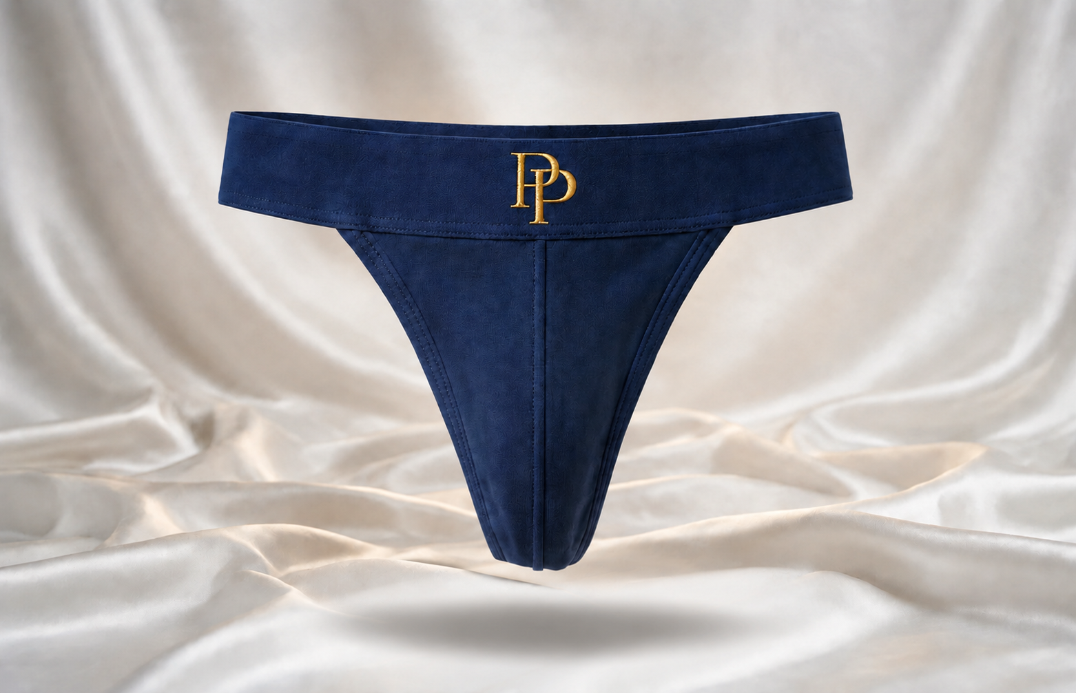 Thong — Deep Navy / Gold