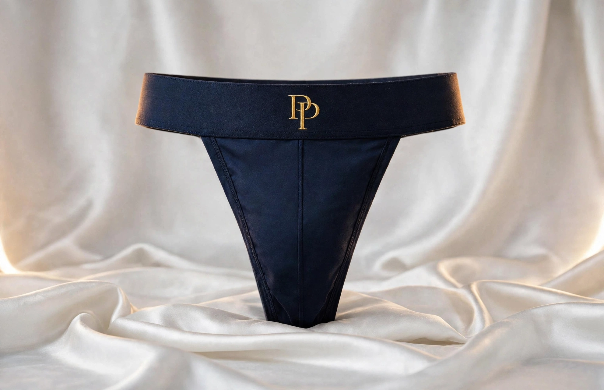 Thong — Deep Navy / Gold