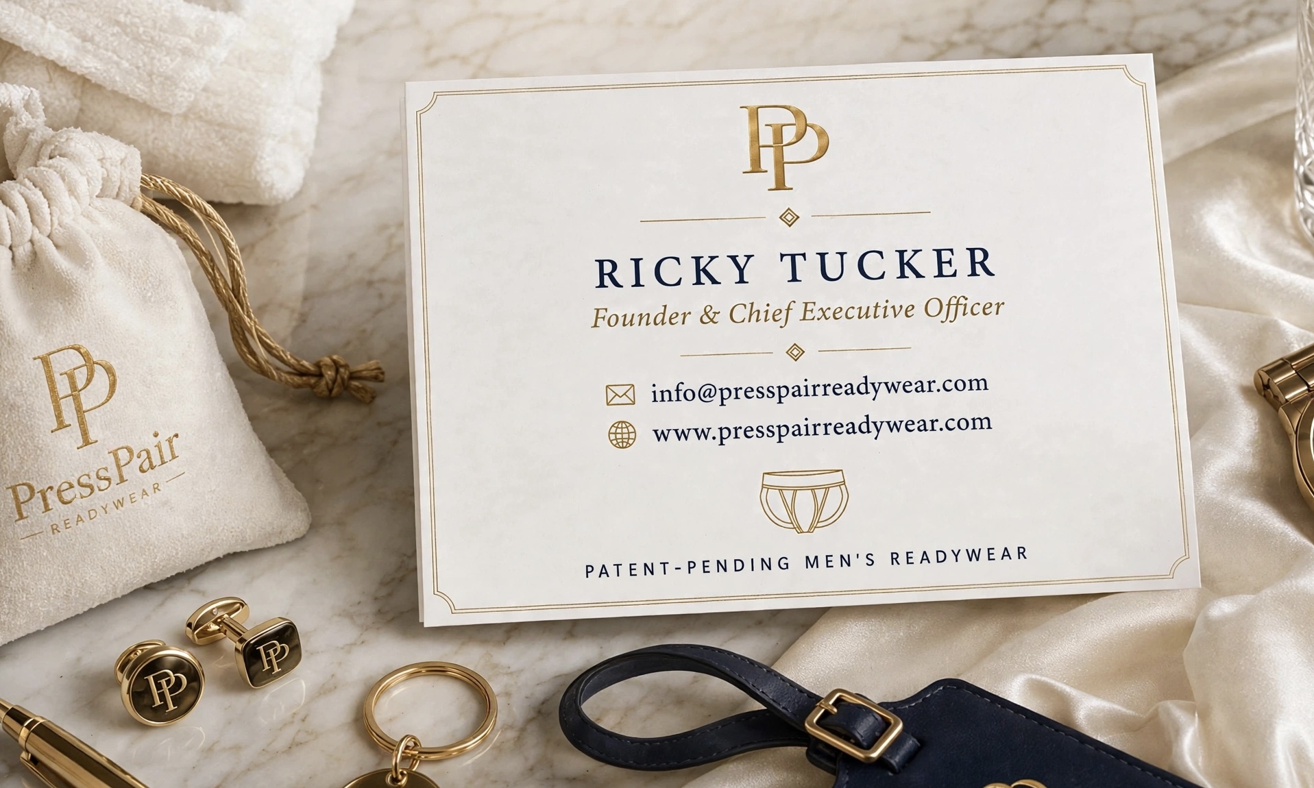 Ricky Tucker, Founder and Chief Executive Officer, PressPair ReadyWear contact card